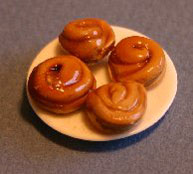 Dollhouse Miniature Sticky Buns